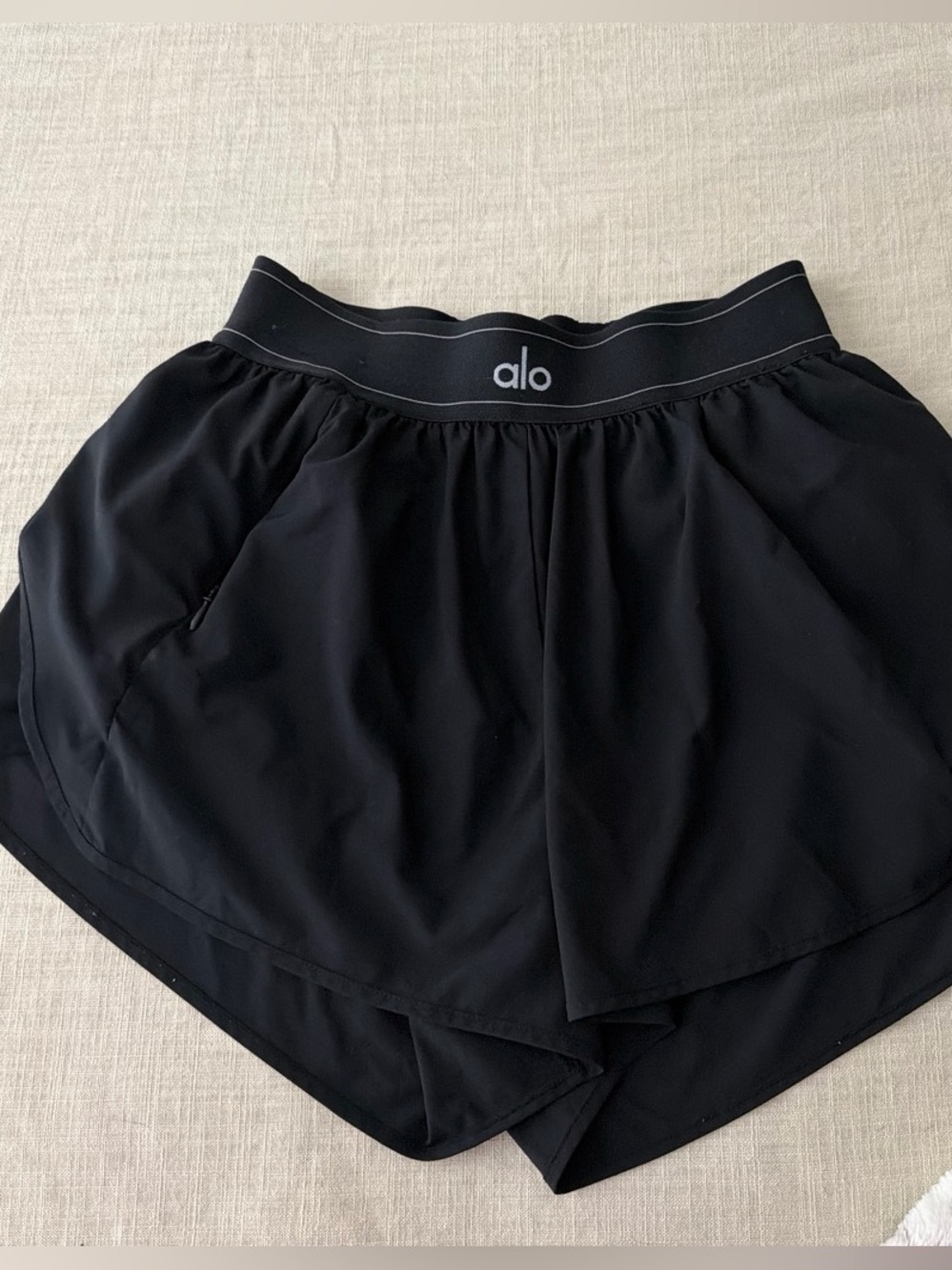 ALO Yoga Black Athletic Shorts